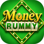 Money Rummy APK download screen showing ₹199 signup bonus and ₹50 minimum cashout offer