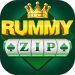 Rummy Zip (Yono) app home screen with rummy and Teen Patti games on an Android phone